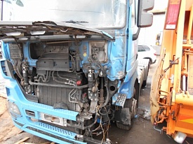 Вольво FH 12 - восстановление после лобового столкновения